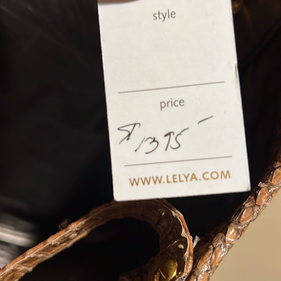 Leyla Exotic Skin Shoulder Tote - Picture 10 of 14